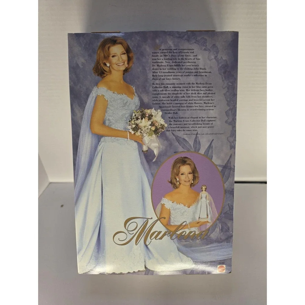1999 Mattel Marlena Evans Days of Our Lives Wedding Collector Doll #24193 NRFB